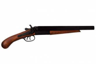 Replica Denix double barrel pistol USA 1868