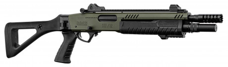 Photo LG3052-01 Réplique fusil à pompe FABARM STF12 Compact Gaz