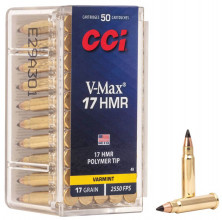 CCI .17 HMR V-Max 17 grain cartridges