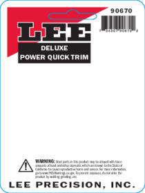 Instructions LEE Deluxe Power Quick Trim socket shortener kit LE209.pdf