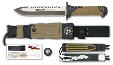 K25 Thunder II straight survival knife