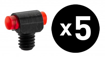 Photo A50313-V Red micro fluo handlebar to screw