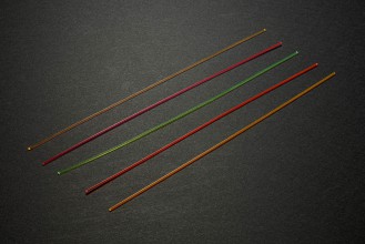 Photo A50470-14 Set of 5 fluorescent optical fibers, two-tone - Truglo