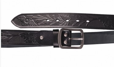 Photo A60429-1 Western belt 100% leather 120cm