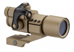 Photo A68647-1 Red and Green Dot scope with Cantilever Mount tan