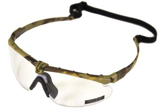 Battle Pro Thermal Camo / Clear Sunglasses - Nuprol