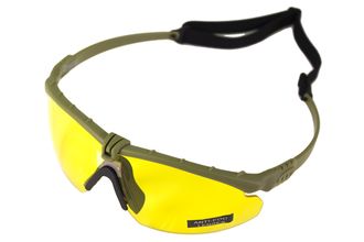 Battle Pro Thermal Glasses Green / Yellow - Nuprol