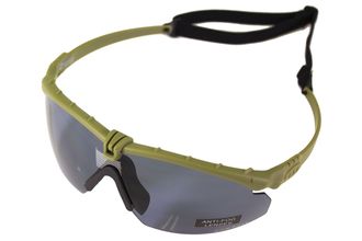 Battle Pro Thermal Green / Smoke Sunglasses - Nuprol