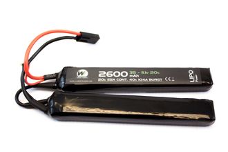 Batterie LiPo 2 éléments 7,4 v/2600 mAh