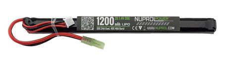 LiPo battery 7.4 v 1200mah slim stick 20c
