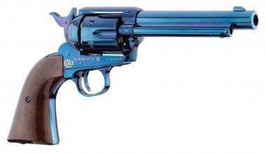 Photo ACR246-02 Colt Simple Action Army 45 revolver blue with diabolos cal. 4.5 mm