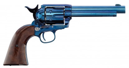 Photo ACR246-03 Colt Simple Action Army 45 revolver blue with diabolos cal. 4.5 mm
