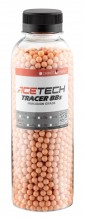 Acetech 0.25g x 2700 Tracer Red Airsoft bbs in bottle