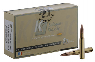Sologne 30-06 Subsonic centerfire cartridges