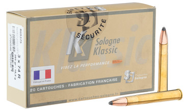 Sologne centerfire cartridges 9.3 x 74 R