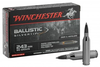Photo BW2433 Winchester Caliber 243 WIN Large Hunting Ammunition