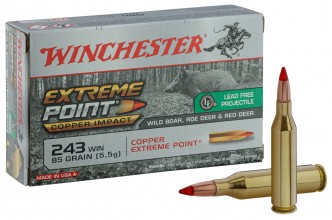 Photo BW2441 Winchester Caliber 243 WIN Large Hunting Ammunition