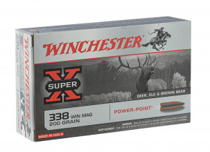 Photo BW3380-01 Large hunting ammunition Winchester Cal. 338 Win