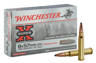 Photo BW8057-05 Winchester 8 x 57 JRS Power Point Large Hunting Cartridges