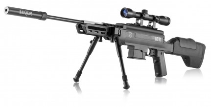 Photo CA38023-1 Carabine à air comprimé Black Ops type sniper cal. 4,5 mm 16J