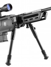 Photo CA38023-4 Carabine à air comprimé Black Ops type sniper cal. 4,5 mm 10J