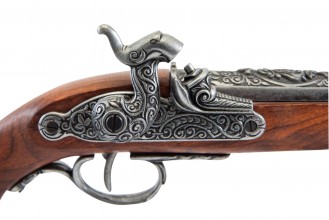 Photo CD1013G-05 Decorative replica Denix of Italian percussion pistol of 1825