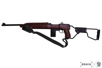 Photo CD1131-04-Réplique décorative Denix de la carabine américaine M1 Carbine à crosse pliante