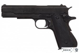 Photo CD1312-02 Réplique factice Denix du pistolet américain M1911