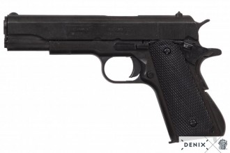 Photo CD1312-03 Réplique factice Denix du pistolet américain M1911