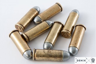 Photo CDBA62 Répliques factices balles de pistolet .45 USA