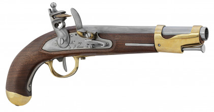 An IX flintlock pistol .69