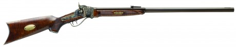 Photo DPS767-3 Carabine Sharps 1874 Old West Mapler cal. 45-70