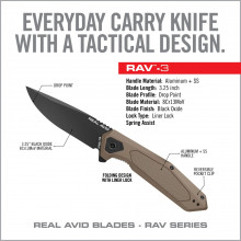 Photo EN10063-1 Real Avid RAV-3 knife