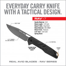 Photo EN10067-2 Real Avid RAV-7 knife