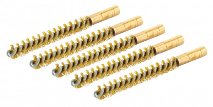 Brass spiral swabs from 5.5 mm to 12 mm