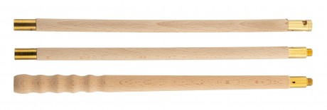 Baguette de nettoyage en bois pour canons (3 pièces)