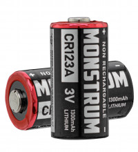Photo LC4152-01 Monstrum CR123A 3V batteries - bag of 2
