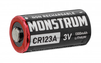Photo LC4152-03 Monstrum CR123A 3V batteries - bag of 2