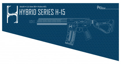Photo LE1047-4 AEG Hybrid Series H-15 Carbine ASG Replica