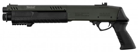 Photo LG3057-03 Réplique fusil à pompe FABARM STF12 Short Initial noir Gaz