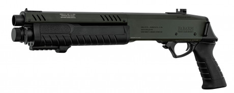Photo LG3057-04 Replica FABARM STF12 Short Initial OD Gas pump shotgun