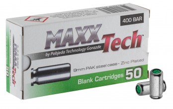 Box of 50 cartridges cal. 9 mm PAK - Blank