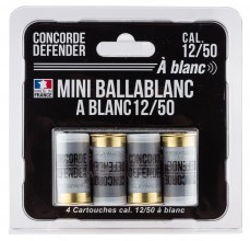 4 cartridges Mini Ballablanc cal. 12/50 to white
