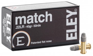 Photo MD902 Cartouches Eley Match cal. 22 LR