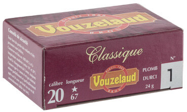 Cartridges Vouzelaud - Classic big butt - Cal. 20/67