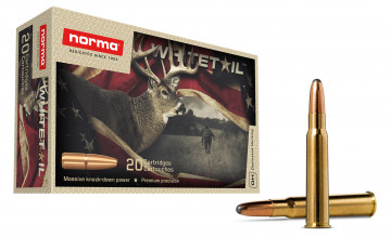 Photo MN856-02 Norma 8x57 JRS 285gr / 18.5g Whitetail Soft Point hunting cartridge (box of 20 cartridges)