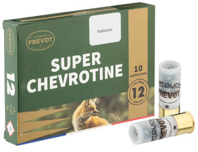 Cartridges Prevot subsonic chevrotine - Cal. 12/67