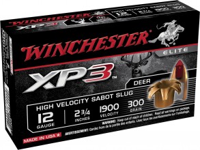 Cartouche Winchester Slug suprême Elite XP3 - Cal. 12/70