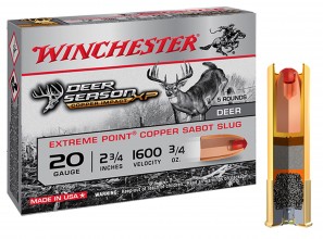 Winchester DEER SEASON lead free cartridge - Cal 20/70