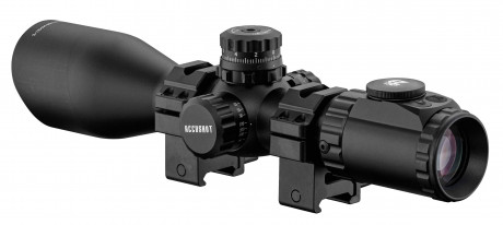 Photo OP6707-06 UTG Mildot compact scopes illuminated 3-12 x 44 mm